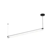 Wever & Ducré Lighting WEVER & DUCRÉ LED viseča svetilka Finelle 1.0 črna 2700K dim - Dnevna soba/jedilnica - Sodobni - črna, prosojna - Steklo