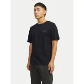 JACK & JONES Majica  bazaltno siva / črna