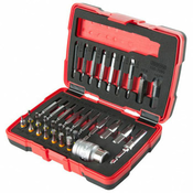 KS Tools set odvijaca Torx i inbus vijaka 34-delni 1/4 10 mm za oštecene šrafove 150.7060