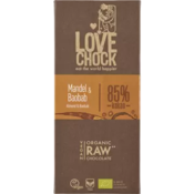 Cokolada sirova badem & baobab BIO Lovechock 70g