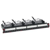 Legrand Patch panel - Cat6A, STP, 24 porta, 1U, oklopljeni, (4x6xRJ45 modula) brzi konektori, LCS3
