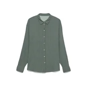 VERO MODA Bluza VMAlice temno zelena/bela