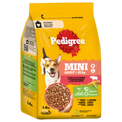 Pedigree Mini Adult <10 kg s govedinom i povrćem - 6 x 1,4 kg