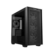 ASUS Kucište A21 Plus TG ARGB, micro-ATX, Crno