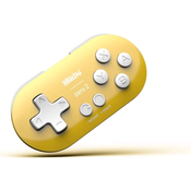 8BitDo Zero 2 Bluetooth Controller Yellow Edition (RET00221)