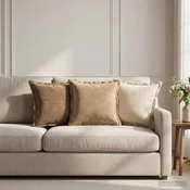 vidaXL Prevleka za blazino 12 kos HOUTEN Taupe 40 x 40 cm