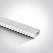 VGRADNI ALUMINIJASTI PROFIL 23/17/×9\\×2000 mm BEL DM7902R/W