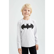 DEFACTO Regular Fit Batman Licence Long Sleeve T-Shirt