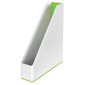 Spajalica za dokumente, plastična, 73 mm, obostrana, LEITZ Wow, zelena 53621054