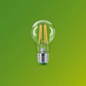 Philips E27 LED-žarnica A60 4 W 840 lm 2700 K z žarilno nitko, paket po 6 kosov - Steklo