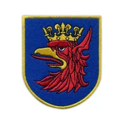 shumee Našitek grba mesta Szczecin - Podlaga za nalepko z likanjem/toplotnim varjenjem - Vezen našitek/značka/emblem