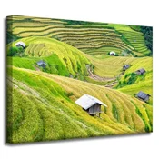 shumee Platno s tiskom Narava Kmečke terase 40x30 cm