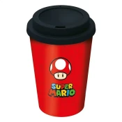 Stor Super Mario Small Plastic Double-Walled Coffee Tumbler (390 ml)