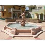 Casa Padrino baroque garden decorative fountain brown A� 482 x H. 200 cm - Made in Italy