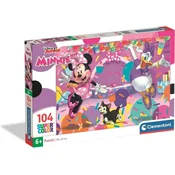 Clementoni Puzzle Minnie in Daisy na zabavi 104 kosi