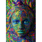 BlueBird - Puzzle Face Art - Portrait of woman - 1 000 kosov