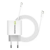 OEM Mayaxess, Omrežni polnilnik za Galaxy S23 Ultra 20W + 1m USB-C kabel, Bela, (5000275827)