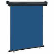 Greatstore Balkonska stranska tenda 140x250 cm modra