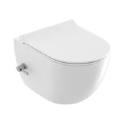 Ravak X01912 - Viseča WC školjka z bidetno šobo CHROME keramika/bela