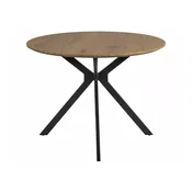 Miza Detroit 283 (Hrast) Hrast, Črna, 76cm, MDF plošča, Kovina
