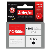 Activejet AC-560NX Printer Ink for Brother, Replacement Canon PG-560XL; Supreme; 22 ml; black