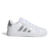 Adidas Patike za devojcice Grand Court 2.0 K, GW6506, Belo-srebrne
