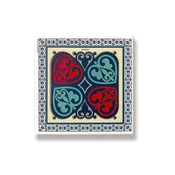 Perun Grafix Keramicki podmetac Raška Svetli ornament
