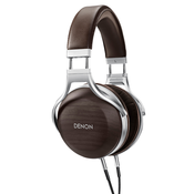 Denon AH-D5200 Slušalice Žicano Obruc za glavu Smede, Srebro