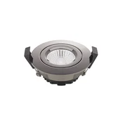 Sigor LED stropni reflektor Diled, O 8,5 cm, 6 W, 3.000 K, krom - Dnevna soba/jedilnica - Sodobni - Aluminij