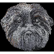 shumee Affenpinscher - našitek v obliki psa, vezeni našitek, edinstvena dekoracija nahrbtnika znamke Art-Dog