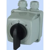 Grebenasto stikalo L-0-P 3P 16A IP44 bow E16-43 V ohišju - E261CY-ED020