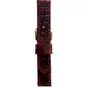 Kožni kaiš 22mm Bordo 22.259