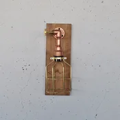 Opviq Zidna lampa E27 Max 200W, Smede-Rose Gold