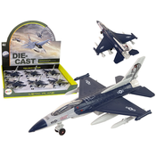 slomart LEAN TOYS frikcijski letalo z lučmi in zvoki, 1:72, temno moder
