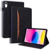 GS Ovitek za iPad 11 2025 A16 (11. gen.)/iPad 10.9 2022 (10. gen.), klasičen, z držalom za pisalo, črn