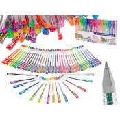 WOWO Gel Pen Glitter Colorful - Set 50 barvitih gel pisal z bleščicami