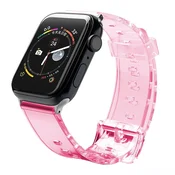 Hurtel Strap Light silikonski pašček za Apple Watch 38/40 mm, rdeč