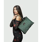 SORENA HANDMADE Ženska torba Nafsika medium tote, Zelena