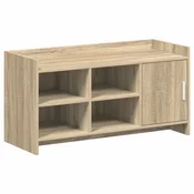 Vidaxl omara za čevlje Sonoma hrast 100 x 39,5 x 51 cm Inženirski les