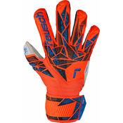 Reusch ATTRAKT SOLID FINGER SUPPORT JUNIOR, otroške nogometne rokavice, oranžna 5472510