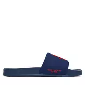 Natikači Tommy Hilfiger Logo Embroidery Canvas FM0FM05858 Mornarsko modra