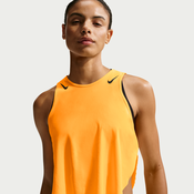 Nike AeroSwift Womens Dri-FIT ADV Cropped Running Tank Top - Orange