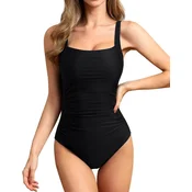 BROSLOTH push-up enodelne črne kopalke - S