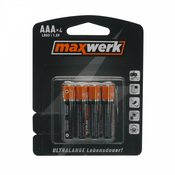 Baterija alkalna AAA LR03 1.5v 4/1 Maxwerk