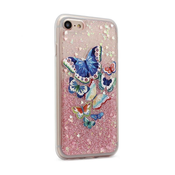 Ovitek Diamond Glitz Girl type 12 za Apple iPhone 8/7/SE 2022/2020, Yotoo, roza