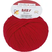 Schoeller + Stahl Baby Merino 93429-3918 Red Pletilna preja