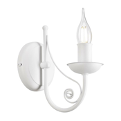 Zidna lampa DONATO 1xE14/40W/230V bela