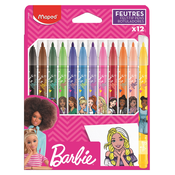 Set flomastera Maped Barbie - 12 boja