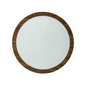 LED plafonska svetiljka RING LED/18W/230V 4200K precnik 21 cm braon