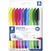 Staedtler Kemični svinčnik STAEDTLER ball 4320 M, kartonska škatla 10 kom, (21655600)